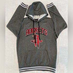 HOUSTON ROCKETS 🚀 NBA gray men’s hoodie sweatshirt | MEDIUM
